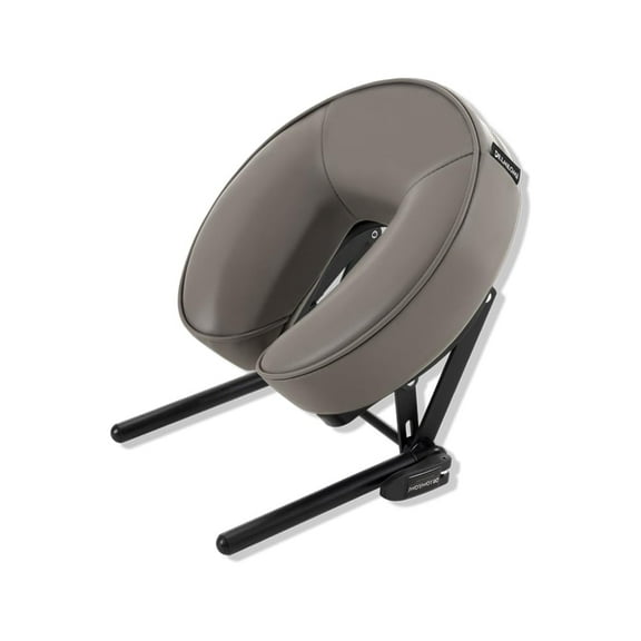 DR.LOMILOMI Universal-Size Ergonomic BeautyArc™ Massage Table Face Cradle 012 Replacement for Massage Table/Massage Chair Headrest Platform with Memory Foam Face Cushion 632 (Headrest Set) (Gray)