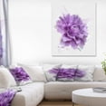 thumbnail image 1 of Illustration Aquarelle Rose Violette - Impression sur Toile Florale, 1 of 3