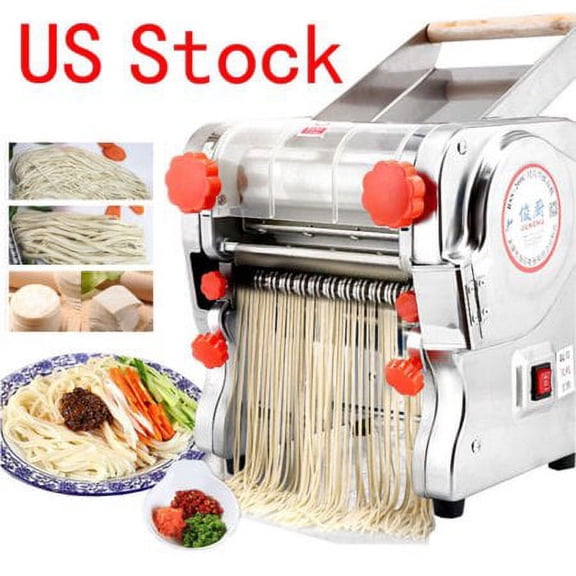 110V Electric Dumpling Skin Noodle Pasta Maker Machine chopped noodles Automatic