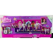 Barbie Extra Fashion Doll 5-Pack with 6 Pets & 70 Styling Pieces, Clothes & Accessories