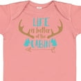 thumbnail image 4 of Inktastic Life is Better at the Cabin, Deer Antlers, Camping Boys or Girls Baby Bodysuit, 4 of 5