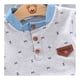 thumbnail image 2 of Gibobby Blusa Termica Niños Niños pequeños, bebés, niños, estampado de letras, , camisa con botones, camisetas, ropa(Gris, 0-1 Años), 2 of 5