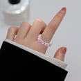 thumbnail image 3 of YYKihy Cubic Zirconia Colorful Rainbow Ring Multi Color Gemstone Ring Jewelry, 3 of 6