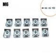 thumbnail image 1 of BUYISI 10 Pcs Pince à Ressort M5 M6 Cheminée Écrou Rapide Kit Assorti, 1 of 8