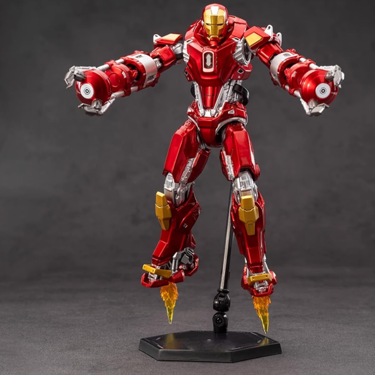 ZD Toys 1/10th Scale 7 inch Iron Man Mark XXXV MK35 Red Snapper Collector Action Figure