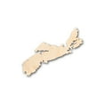 thumbnail image 1 of Unfinished Wood Nova Scotia Shape - Craft - up to 36" DIY 1" / 1/8", 1 of 3