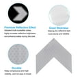 thumbnail image 4 of Uxcell Reflective Stickers, 20Pcs Arrow Reflective Sticker, Fluorescent White, 4 of 6