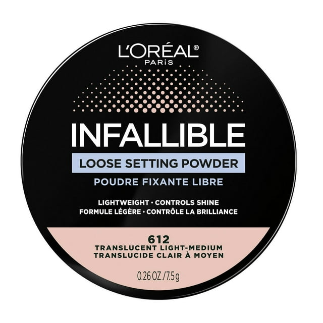 L'Oréal Paris Infallible Tinted Loose Powder, No Flashback, Translucent, Light-Medium, 8 gr