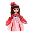 thumbnail image 2 of bxhwj Hanfu Doll, 6.7in Vintage Oriental Style Collectible Doll with Silk Dress, Movable Joints Detailed Decorative Figure, Exquisite Gift for Doll Enthusiasts and Her, 2 of 6