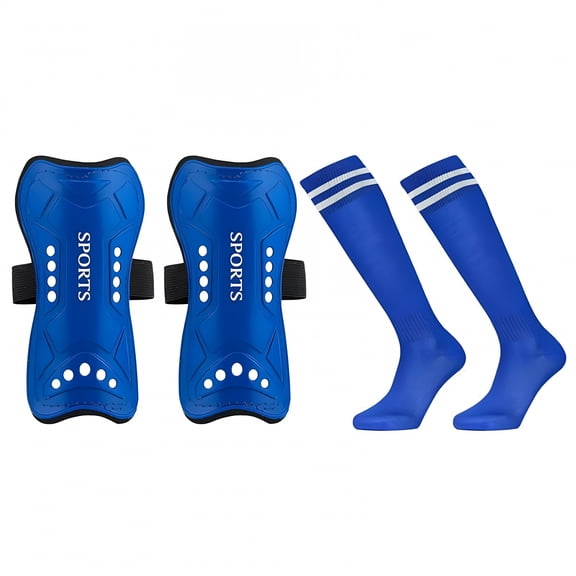 TELOLY Soccer Shin Guards Toddler Kids Youth Shin Pads and Soccer Socks for 3-18
