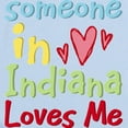thumbnail image 2 of CafePress - Someone In Indiana Loves Me Infant Bodysuit - Baby Light Bodysuit, Size Newborn - 24 Months, 2 of 4