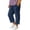 Navy——Back to School, variant on Oiangi Boys Girls Linen Pants Elastic Wiast Lightweight Ankle Pants Summer School Uniform Pants with Pockets Blue 130