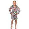 thumbnail image 3 of Nintendo Boys' Super Mario Yoshi and Super Mushroom Kids Plush Fleece Robe Pajama Lounge Bathrobe, 3 of 5