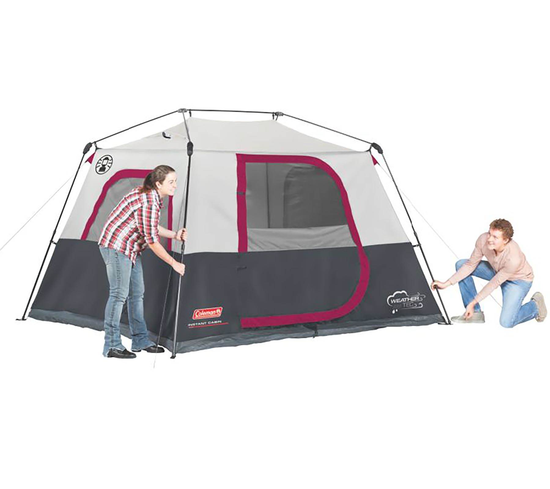 Coleman 6-Person Family Waterproof Camping Instant Cabin Tent 10 x 9 x 6 Feet - image 3 of 7