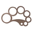 thumbnail image 1 of tamizeot Règle Ronde en Cuir Style Découpe d'Angle Outil de Bricolage en Cuir Modèle A Style B, 1 of 6