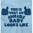 thumbnail image 2 of Adorable Baby Looks Like Two Thumbs Romper Boys or Girls Infant Baby Brisco Brands 12M, 2 of 6