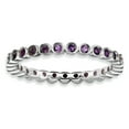 thumbnail image 1 of Bague en Argent Sterling Stackable Expressions Améthyste Taille 7, 1 of 3