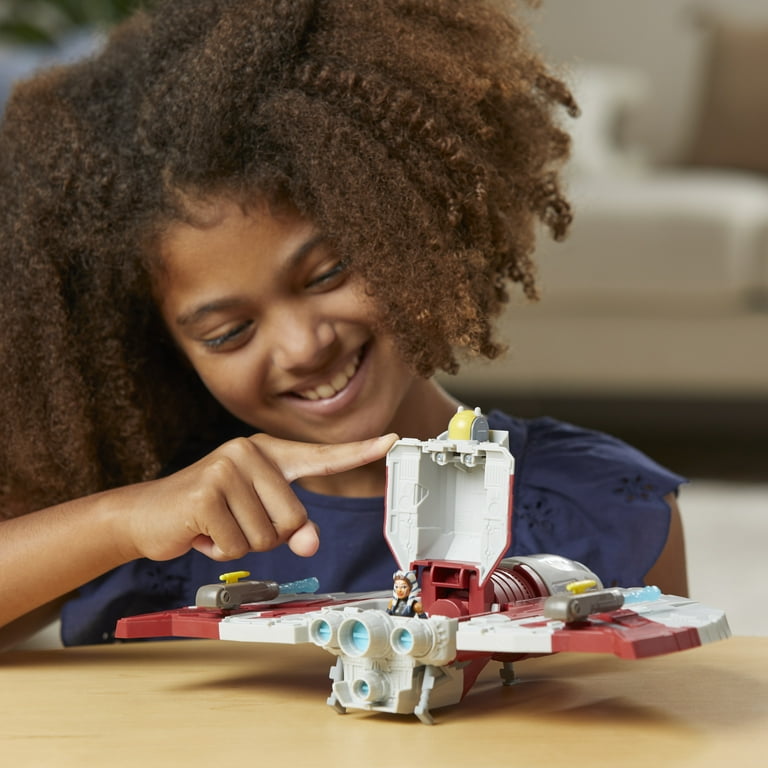 Star Wars: Mission Fleet Ahsoka Tano T-6 Jedi Shuttle Toy Action