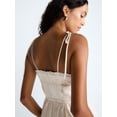thumbnail image 3 of Scoop Women's Maxi Tier Tie Dress, Parsnip, Sizes XS-XXL, 3 of 4