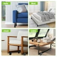 thumbnail image 4 of 4Pcs 10cm Adjustable Chair Riser Reusable Bed Furniture Riser Heavy Duty Furniture Leveling Feet Fits Thickness of Furniture Frame from 0.39 to 1.46 Inch Multi-Purpose Sofa Table Raiser, 4 of 11
