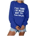 thumbnail image 4 of WEAIXIMIUNG Sweat-Shirt Noir pour Femmes Mode Imprimé à Manches Longues Sweat à Capuche Blouse Décontractée Pull, 4 of 7