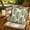 White,A, variant on SHJHENG Embroidered Leaf Pattern Throw Pillow Cover – Green Botanical Cushion Case with Hidden Zipper, Modern Farmhouse Decorative Pillow for Sofa, Bed, and Outdoor Patio
