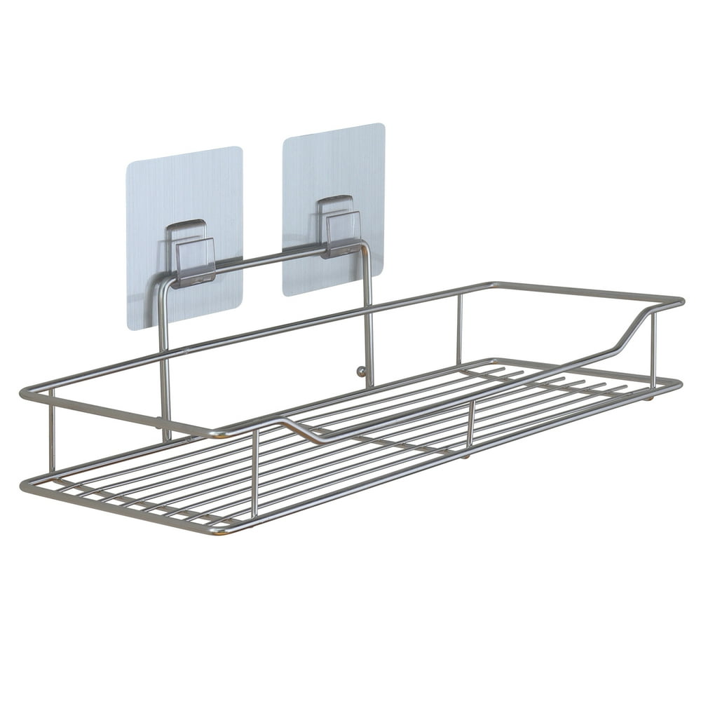 Shower Caddy Self Adhesive Shelf Storage Organizer Kitchen Bathroom