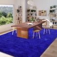thumbnail image 4 of Janvonne Fluffy Area Rugs for Living Room,Bedroom,Dorms,6x9ft Soft Shaggy Sofa-side Carpet, Home Decor Aesthetic,Bright Blue, 4 of 8