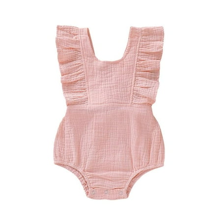 

Cotton Newborn Baby Girl Boy Top Romper Jumpsuit