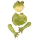 thumbnail image 1 of Comederos Para Pájaros Salvajes, Apariencia De Rana Material De Resina Ranas Decoración Al Aire Libre Para Jardines Para El Hogar ANGGREK AH2550, 1 of 8