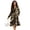 Bee Floral Print, variant on Uorisanigo Bee Floral Print Women's Dress for Women Size S Long Sleeve V Neck Casual Dresses Ruffled Tiered Elegant Lightweight Midi Dress