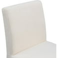 thumbnail image 5 of Meridian Furniture Gramercy Beige Linen Textured Fabric Dining Chair (Set of 2), 5 of 9