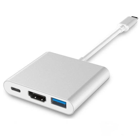 4XEM 3-in-1 USB-C Docking Station with 4K HDMI and USB 3.0 Connection Adapter
