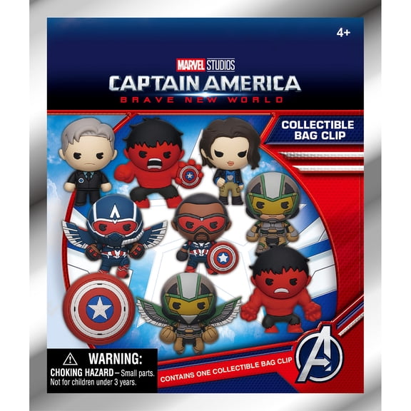 Marvel Captain America 3D Foam Bag Clip Blind Bag