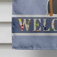 thumbnail image 4 of Caroline's Treasures BB5609CHF Manchester Terrier Welcome Flag Canvas House Size , Large, multicolor, 4 of 4