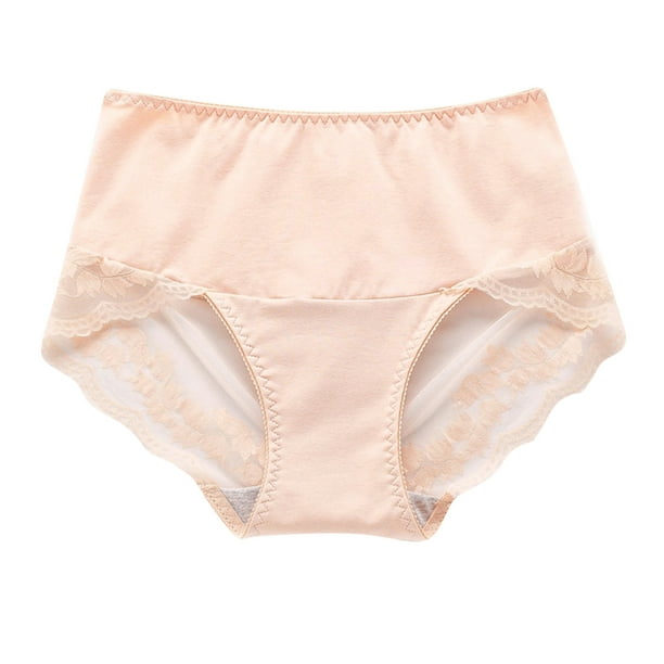 nsendm Female Underpants Adult Lower Abdomen Waist Trainer Wholesales Custom  Plus Size Lace Transparent Underwear Women Underwear Womens Bikini(Beige,  L) 