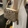 thumbnail image 3 of Michael Kors Logo Semi Lux Animal Print MD Camera Crossbody Camel multi, 3 of 5