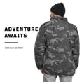 thumbnail image 4 of Chaqueta Brandit M-65 Giant Field para hombre, color camuflaje oscuro, talla XXL, 4 of 6