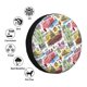 thumbnail image 4 of Fotbe America Landmarks1 Funda de Llanta de Repuesto con Estampado, Engrosada, Ajuste Universal para Jeep, Remolque, RV, SUV, Camión-15 inch, 4 of 6
