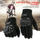thumbnail image 4 of Guantes De Moto Guantes de moto Guantes de carreras antideslizantes para BMX ATV Road Racing (Negro L), 4 of 8