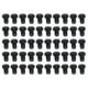 thumbnail image 3 of DI, 50 piezas DIN 7985 Tornillos para máquina de acero galvanizado negro Pernos Máxima comodidad, 3 of 8