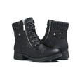 thumbnail image 1 of Rotosw Ladies Short Bootie Non Slip Combat Boot Zipper Ankle Boots Fashion Lace Up Booties Work Comfortable Black 4.5, 1 of 3
