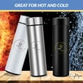 thumbnail image 4 of LIGHTZER Water Bottle Tea Infuser 16.9 oz  Travel Mug Smart LCD Touch Stainless Steel, 4 of 8