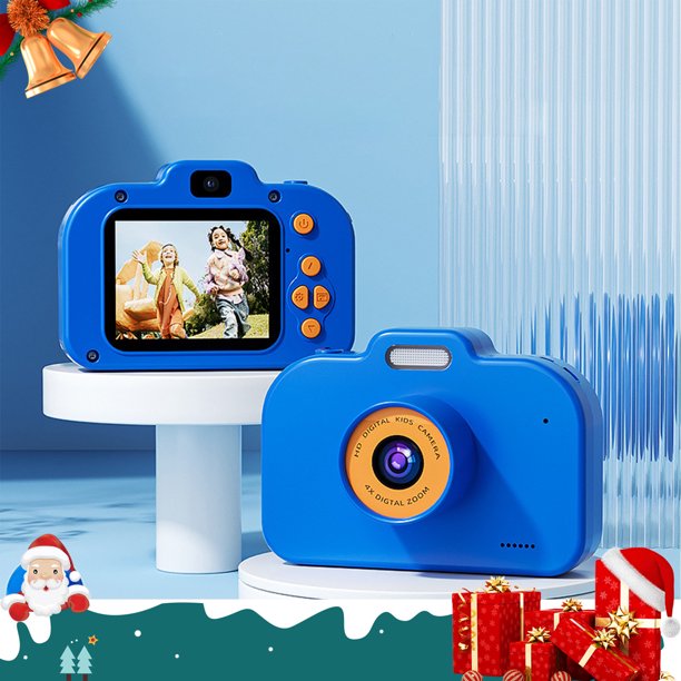 Cámara digital para niños, cámara frontal y trasera de 48 MP, protección ocular anticaída, cámara para niños con función de regalo, ideal para cumpleaños o fiestas. Cámaras para niños.