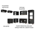 thumbnail image 4 of Madesa Gabinete de Cocina Integral Completa de Esquinero 472 cm Reims Negro 01, 4 of 8