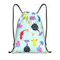 thumbnail image 1 of Zufioo Sac de Sport à Imprimé Pikmin Sac à Cordon de Gym Lavable en Machine Sac à Dos à Cordon Robuste pour Hommes Femmes-Petit, 1 of 6