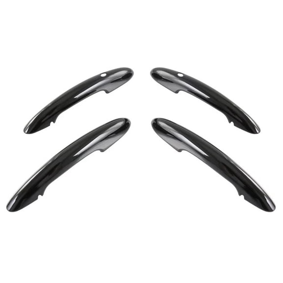 para MINI PARA Cooper para F55 F60 Brillo para manija de puerta negra para cubierta para 2 para Smart KEY