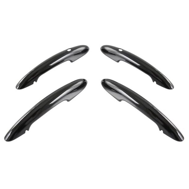 para MINI PARA Cooper para F55 F60 Brillo para manija de puerta negra para cubierta para 2 para Smart KEY