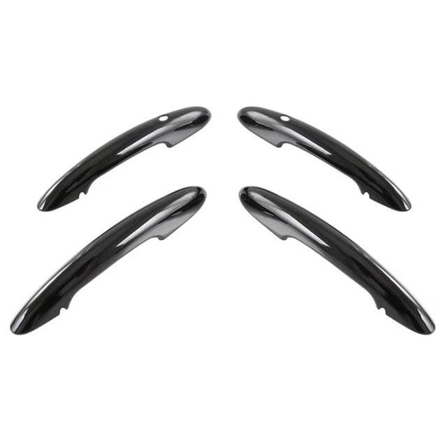 para MINI PARA Cooper para F55 F60 Brillo para manija de puerta negra para cubierta para 2 para Smart KEY
