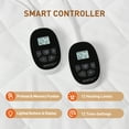 thumbnail image 3 of HOMTEC Heated Mattress Pad California King Size, Electric Bed Warmer with Dual Controllers Memory & Preheat Function (12 Heat Setting | 12 Hours Auto Off | Fit Up to 24 Inch Deep Pocket), 3 of 9